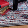 Tapis à courtes mèches style oriental rectangle Cemano