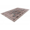 Tapis à courtes mèches style oriental rectangle Cemano