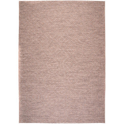 Tapis taupe intérieur et extérieur rectangle plat Jacob