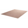 Tapis taupe intérieur et extérieur rectangle plat Jacob