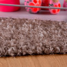 Tapis uni shaggy polyester rectangle intérieur Chiba