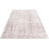 Tapis effet brillant shaggy uni polyester rectangle Timothee