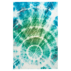 Tapis rectangle design à courtes mèches graphique Trevor