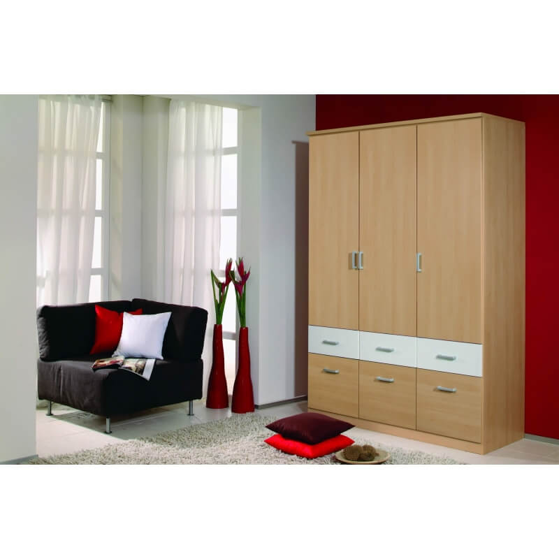 Armoire adulte 3 portes MARINA II