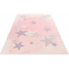 Tapis enfant très doux à courtes mèches Blush