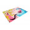 Tapis multicolore pour chambre de fille rectangle Juliette