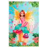 Tapis de chambre de fille multicolore polyester Mermaid