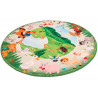 Tapis rond pour chambre enfant multicolore Mountains