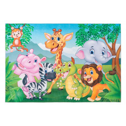 Tapis multicolore polyester pour enfant Fun