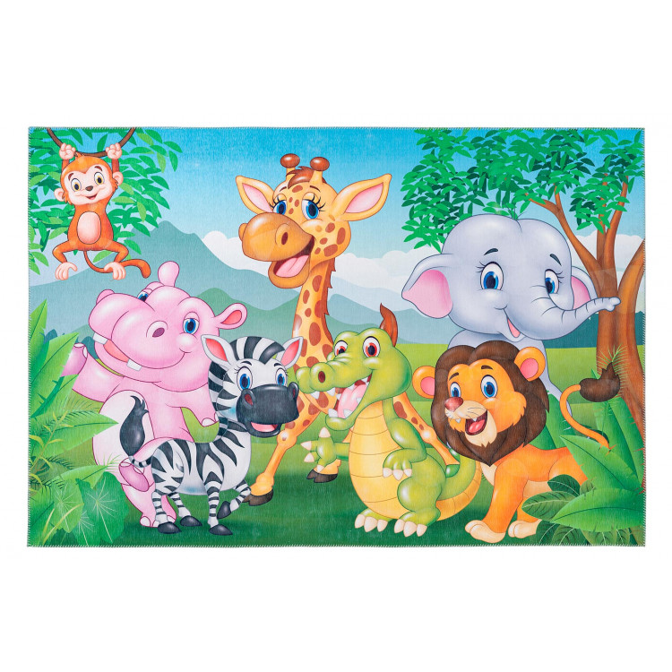 Tapis multicolore polyester pour enfant Fun