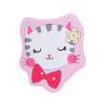 Tapis lavable en machine multicolore enfant Kitten