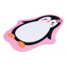 Tapis multicolore antidérapant lavable en machine fille Penguin