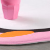 Tapis multicolore antidérapant lavable en machine fille Penguin