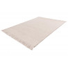 Tapis naturel en laine et viscose rectangle tissé main Tanguro