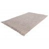 Tapis naturel en laine et viscose rectangle tissé main Tanguro