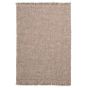 Tapis naturel en laine et viscose rectangle tissé main Tanguro