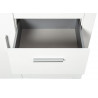 Meuble de rangement contemporain blanc 94 cm Clea