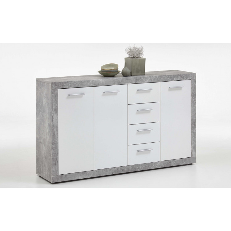 Meuble de rangement contemporain 158 cm Stacy