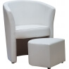 Fauteuil cabriolet & pouf IBIZA