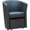 Fauteuil cabriolet & pouf IBIZA