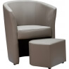 Fauteuil cabriolet & pouf IBIZA