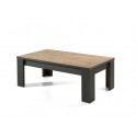 Table basse industrielle chêne/anthracite Loic