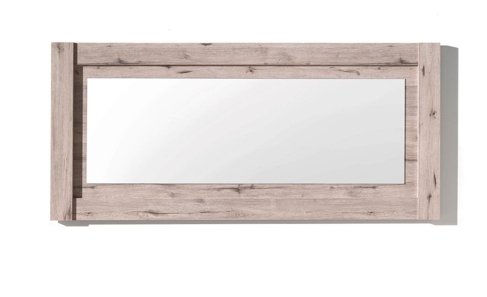 Miroir rectangulaire chêne blanc Curtis