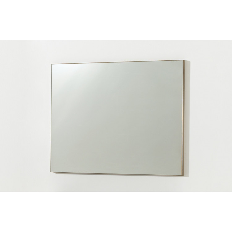 Miroir rectangulaire coloris chêne Leonia