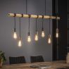 Suspension en bois 7 lampes suspendues Baptiste