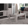 Table basse contemporaine chêne gris Priscillia