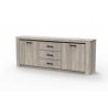 Buffet/bahut contemporain gris clair Vera