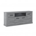 Buffet/bahut contemporain chêne gris Judith