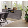 Buffet/bahut contemporain chêne gris Judith