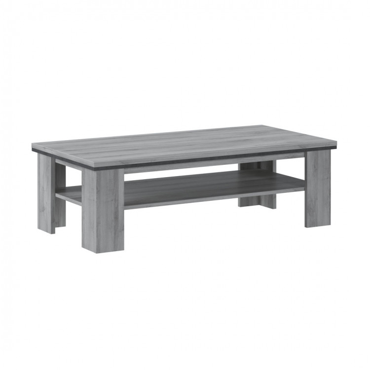 Table basse contemporaine chêne gris Judith