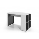 Bureau moderne blanc/anthracite Romeo