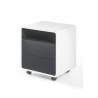 Caisson de bureau moderne blanc/anthracite Romeo