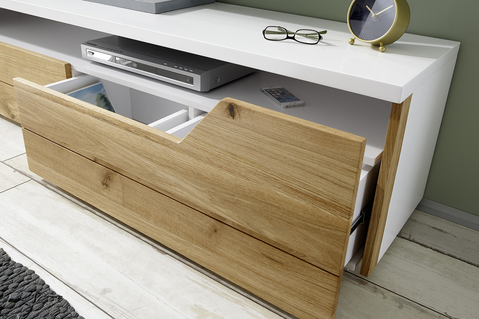 meuble tv angle scandinave