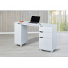 Bureau modulable moderne blanc Lally