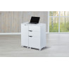 Bureau modulable moderne blanc Lally