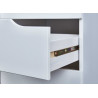 Bureau modulable moderne blanc Lally