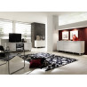 Buffet/bahut moderne blanc laqué Rodney