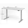 Bureau assis-debout contemporain Jorge