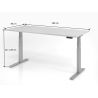 Bureau assis-debout contemporain Jorge