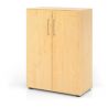 Armoire contemporaine avec portes verrouillables Ezra