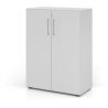 Armoire contemporaine avec portes verrouillables Ezra