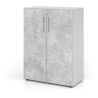 Armoire contemporaine avec portes verrouillables Ezra