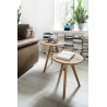 Tables basses style nature en chêne massif (lot de 2) Sakura