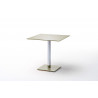 Table à manger moderne en verre Trevor
