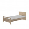 Lit enfant contemporain chêne clair Dylane