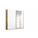 Armoire adulte moderne chêne/blanc Guadeloupe